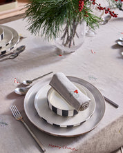 Servett Christmas, 4-Pack, Clay