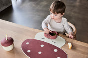 Bordstablett Mushroom, Offwhite