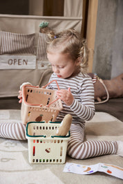 Yummy Shopping Basket Leksak, Korall