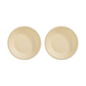 Yuka Djup Tallrik Ø22, 2-Pack, Butter