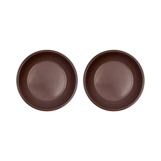 Yuka Djup Tallrik Ø19, 2-Pack, Dark
