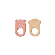 Nelson & Ling Ling Baby Bitring, 2-Pack, Vanilj