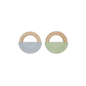 Rainbow Bitring, 2-Pack, Dusty Blue