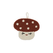 Mushroom Miniatyr Väggdekoration, Röd