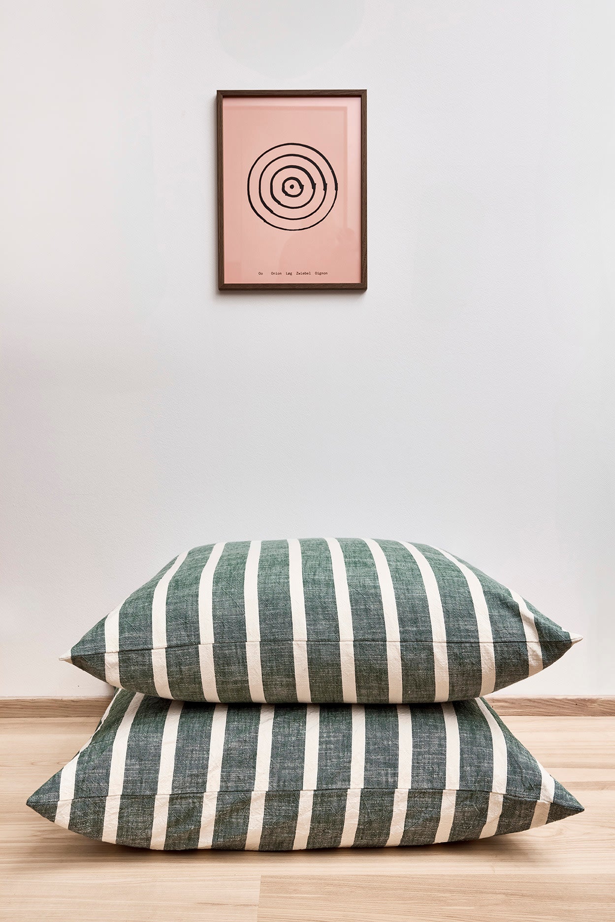 Kara Golvkuddfodral 78x78, Grön