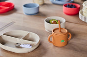 Enkei Babymugg med Sugrör, Caramel