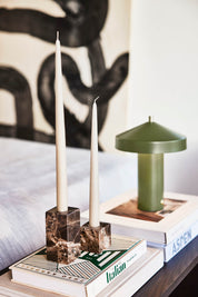 Savi Square Ljusstake Marmor, Choko