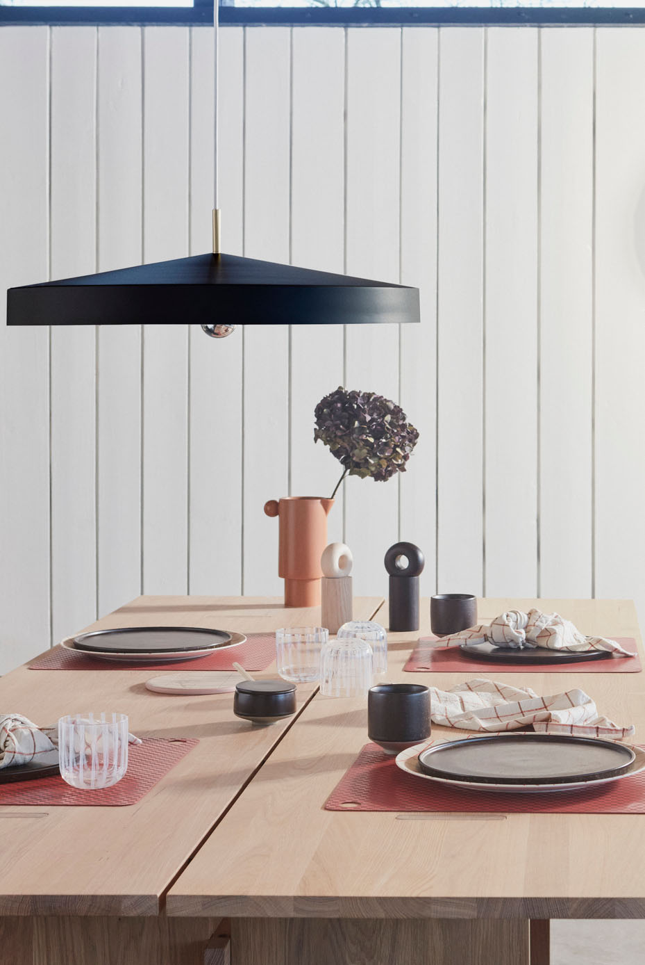 Hatto Taklampa Ø65cm, Svart