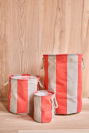 Kara Förvaringskorg Liten, 2-Pack, Cherry Red