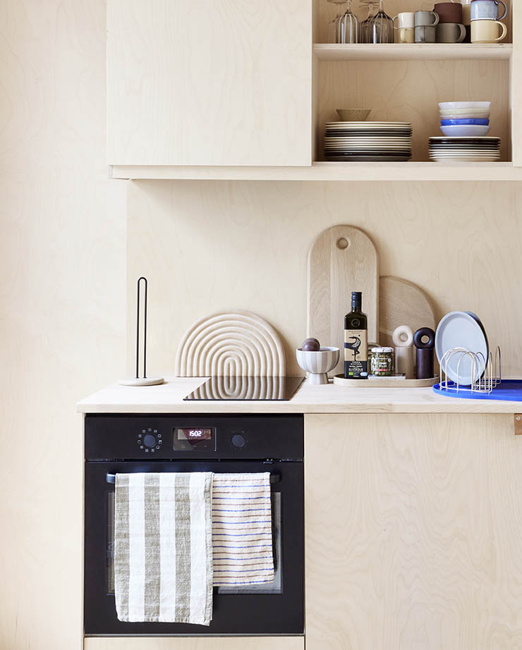 Savi Marmor Hushållspappershållare, Beige