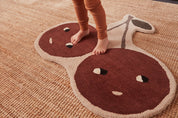 Cherry Barnmatta 76x86, Nutmeg