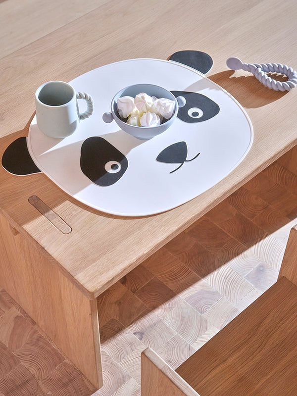 Bordstablett Panda, Vit