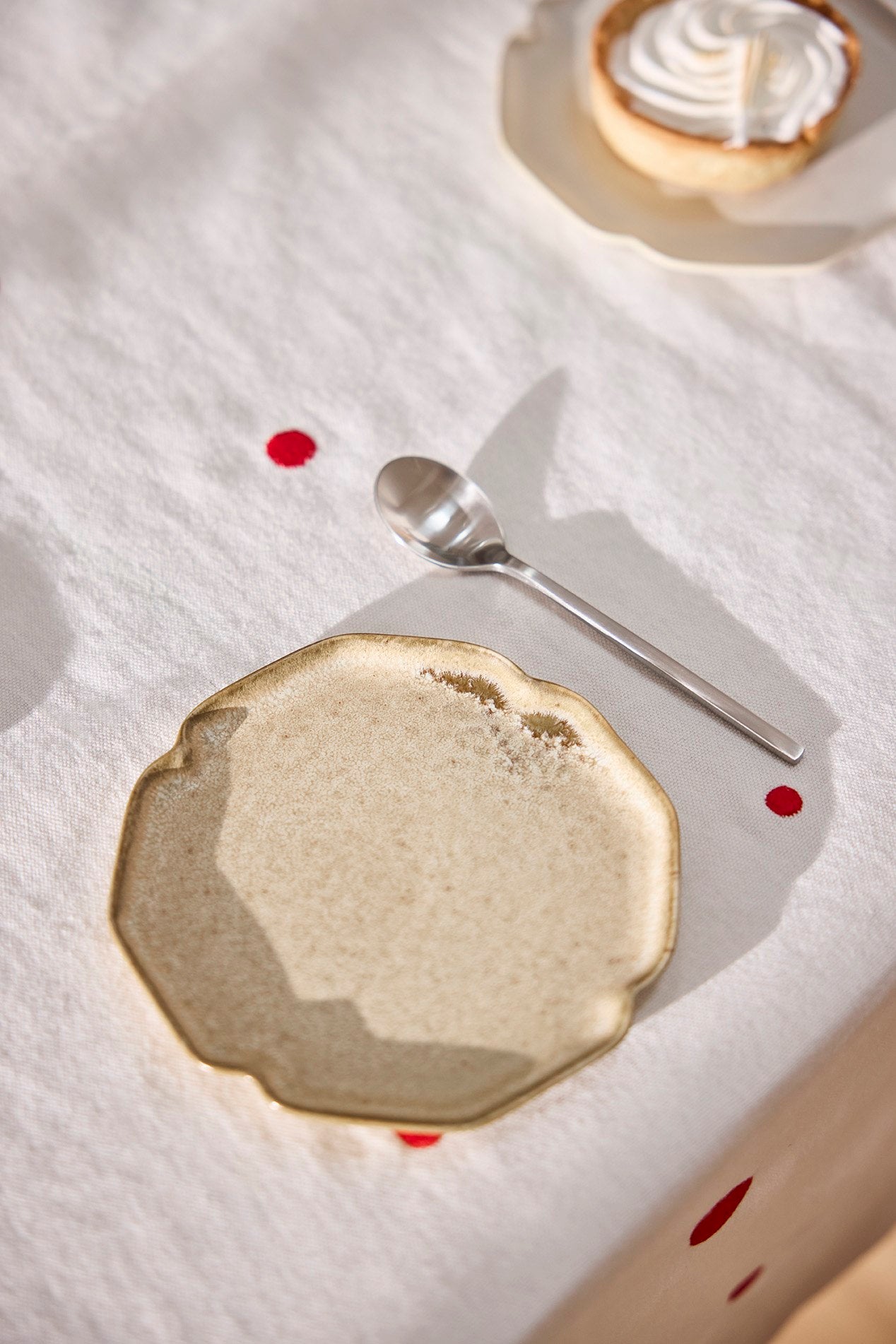 Nori Desserttallrik, 2-Pack, Latte