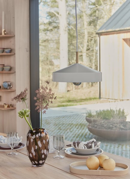 Hatto Taklampa Ø30cm, Vit