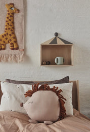Hope Igelkott Denim Kudde, Beige