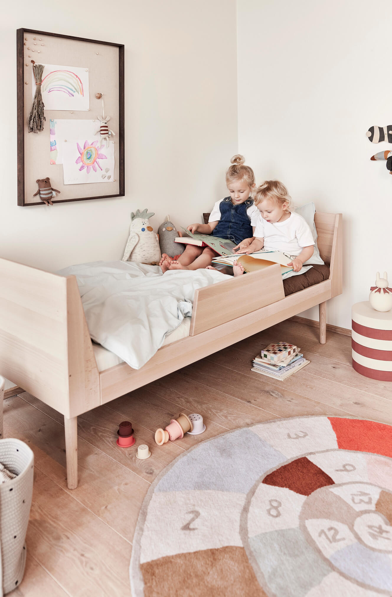 Bella Bear Skallra, Brun Melange