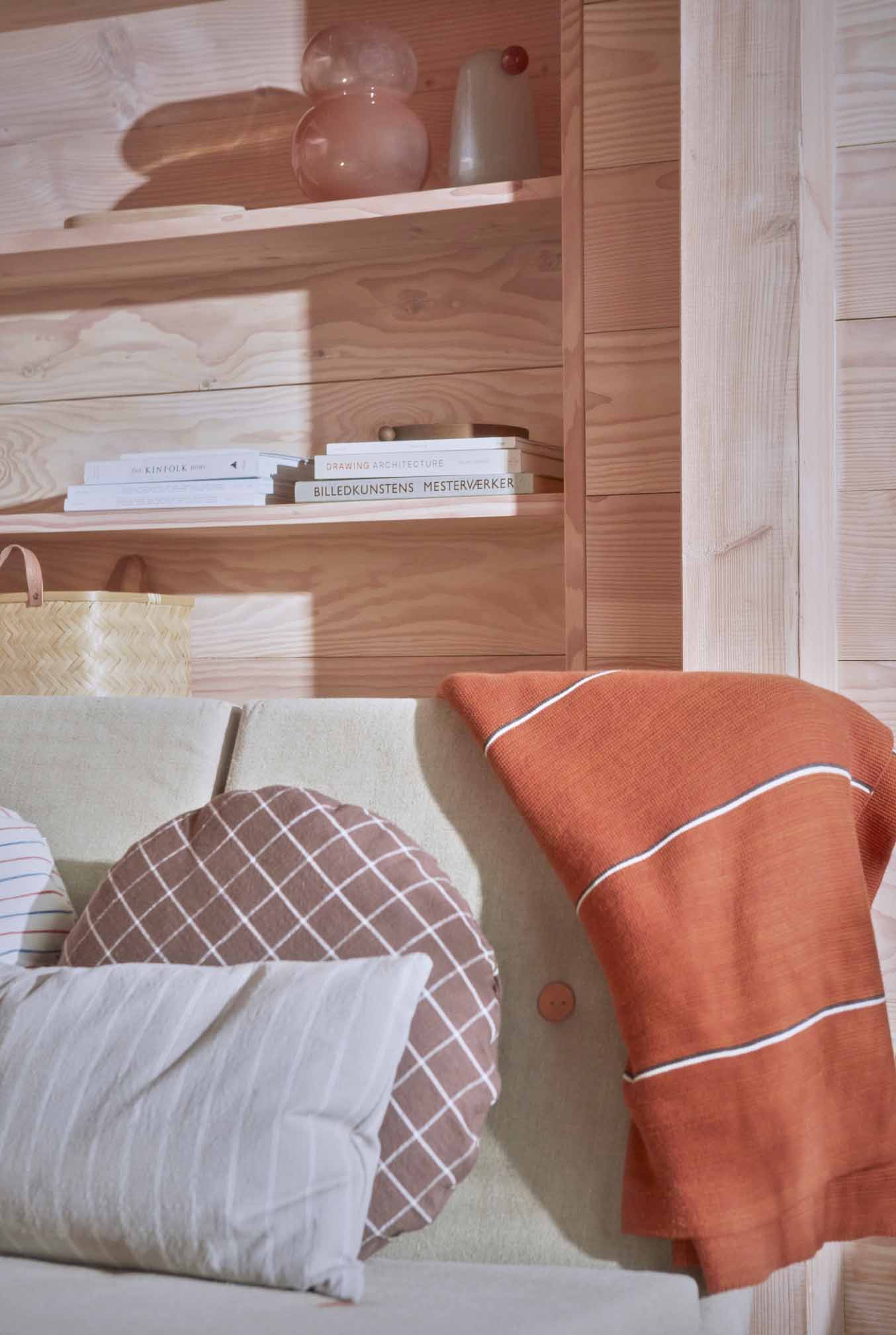 Kyoto Kuddfodral 60x30, Clay