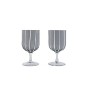 Mizu Vinglas, 2-Pack, Grå