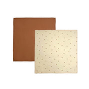 Yummy Tvättlappar Muslin, 2-Pack, Vanilj