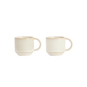 Yuka Espressokopp, 2-Pack, Off-white