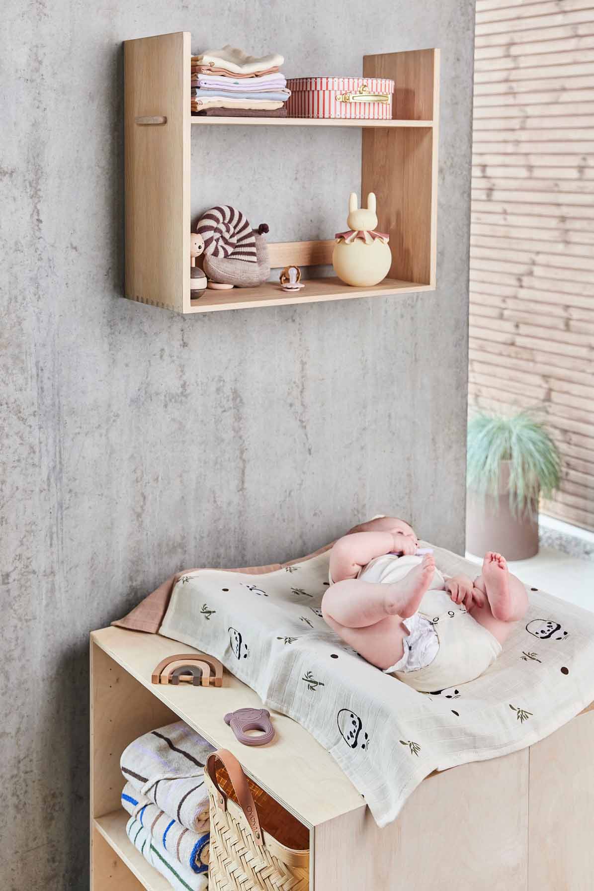 Nelson & Ling Ling Baby Bitring, 2-Pack, Vanilj