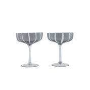 Mizu Coupeglas, 2-Pack, Grå