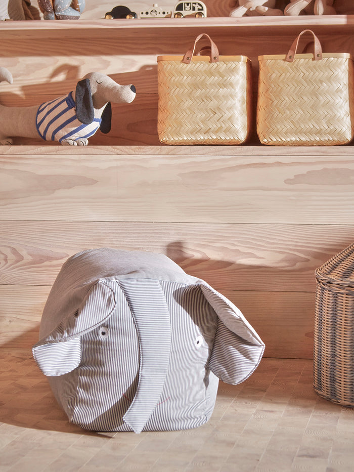 Erik Elephant Sittpuff, Blå