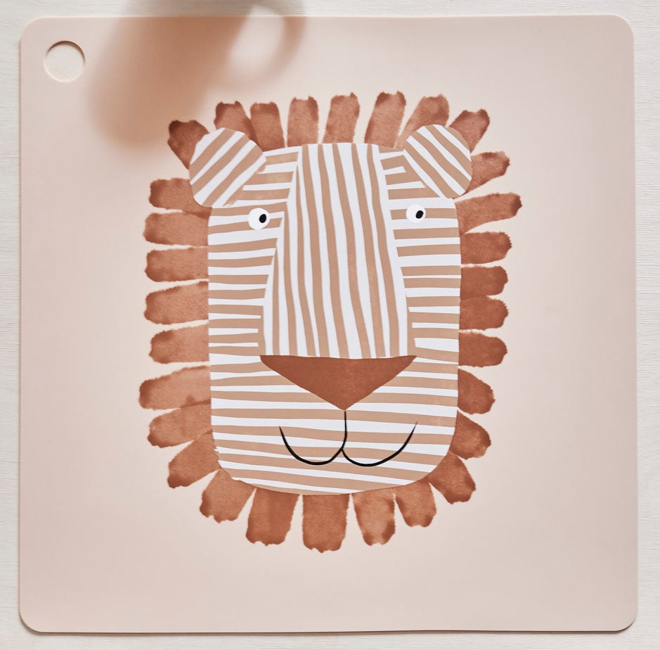 Bordstablett Lobo Lion, Caramel