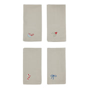 Servett Christmas, 4-Pack, Clay