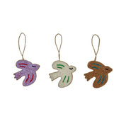 Christmas Bird Julhänge, 3-Pack, Lavendel