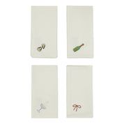 Servett New Year, 4-Pack, Off-white
