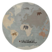 The World Tuftad Barnmatta Ø120, Multi