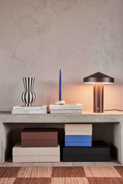 Toppu Vas, Rund, Vit