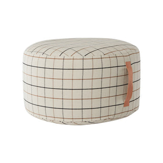 Grid Sittpuff Large, Off-white