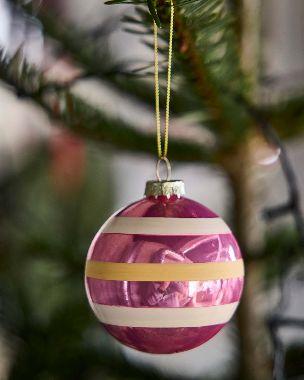 Vintage Julgranskula Nr. 1, 2-Pack, Multi