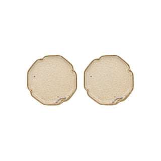 Nori Desserttallrik, 2-Pack, Latte