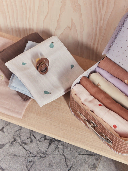 Yummy Tvättlappar Muslin, 2-Pack, Vanilj