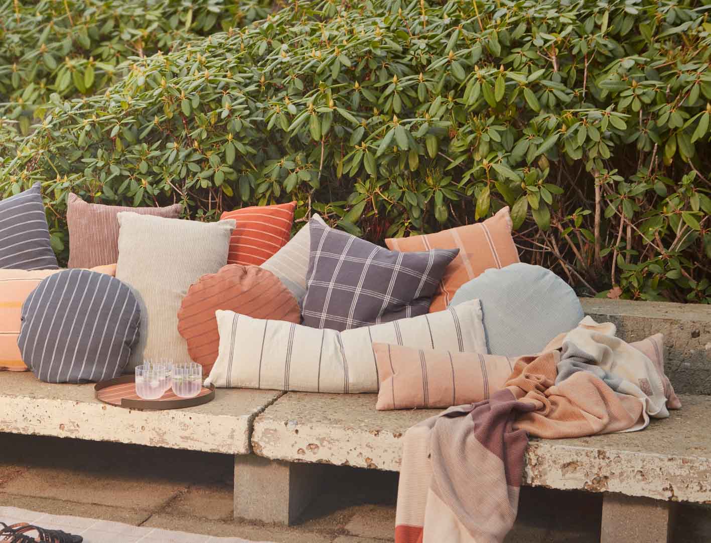 Kyoto Kuddfodral 50x50, Antracit