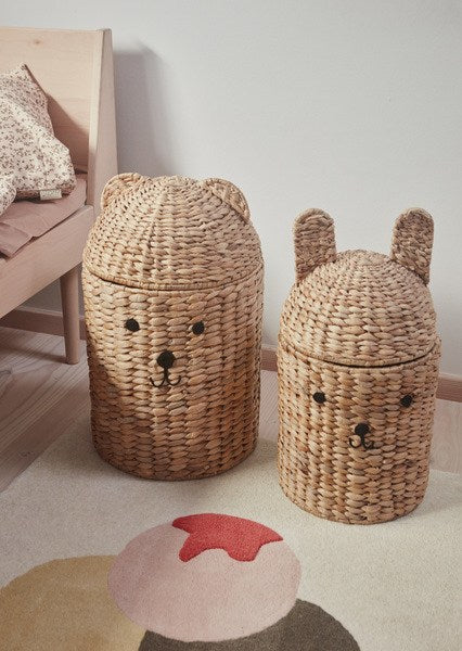 Bear & Rabbit Förvaringskorg, 2-Pack, Natur