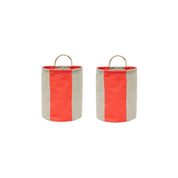 Kara Förvaringskorg Liten, 2-Pack, Cherry Red