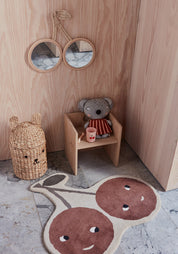 Bear & Rabbit Förvaringskorg, 2-Pack, Natur