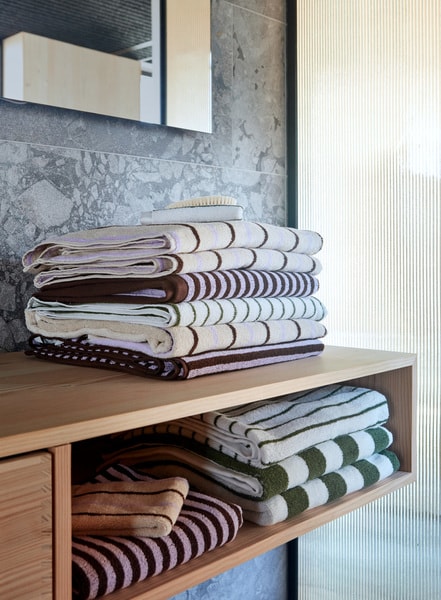 Raita Handduk - 70x140 cm, Beige