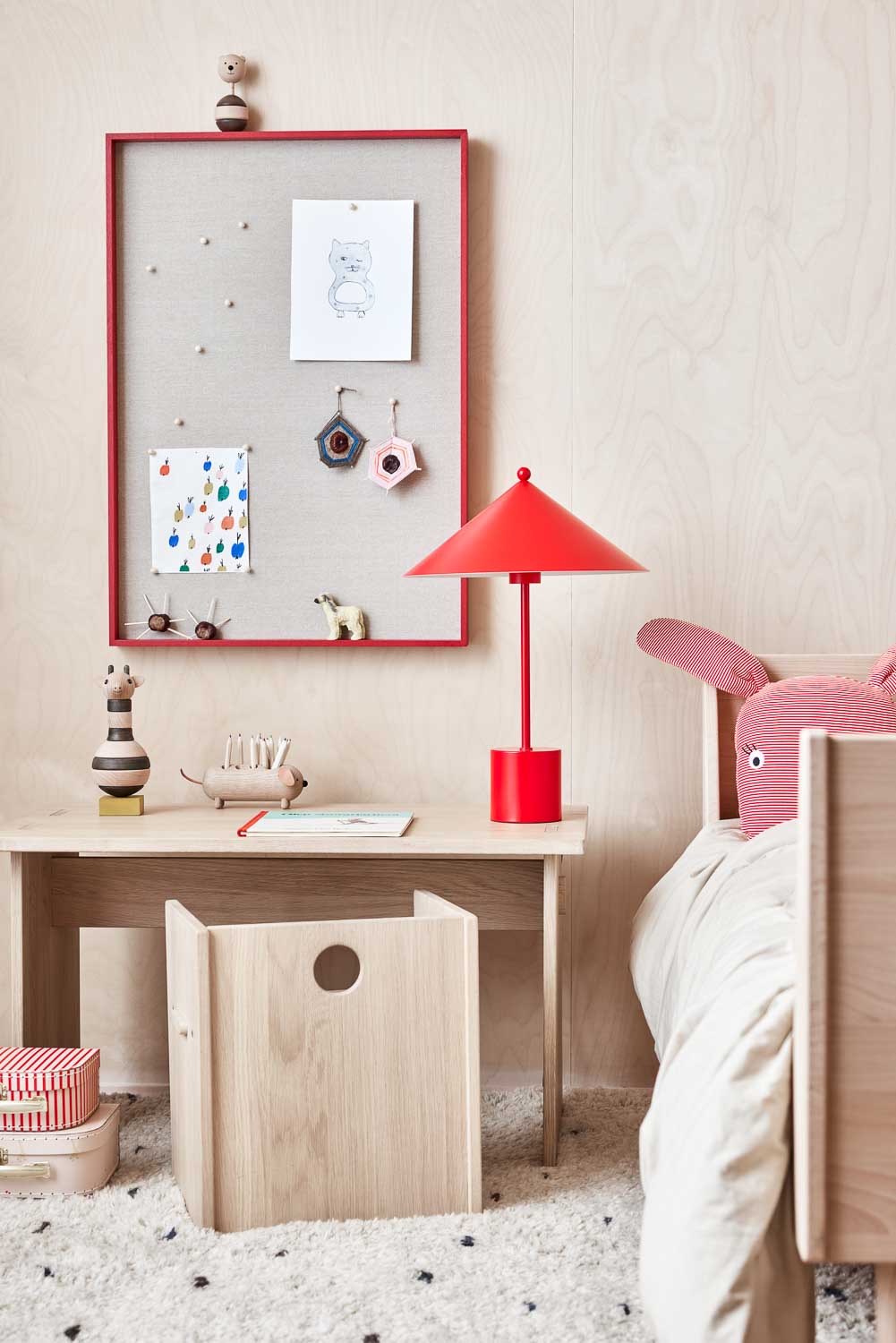Miniresväska Giraffe & Stripe, 2-Pack, Gul