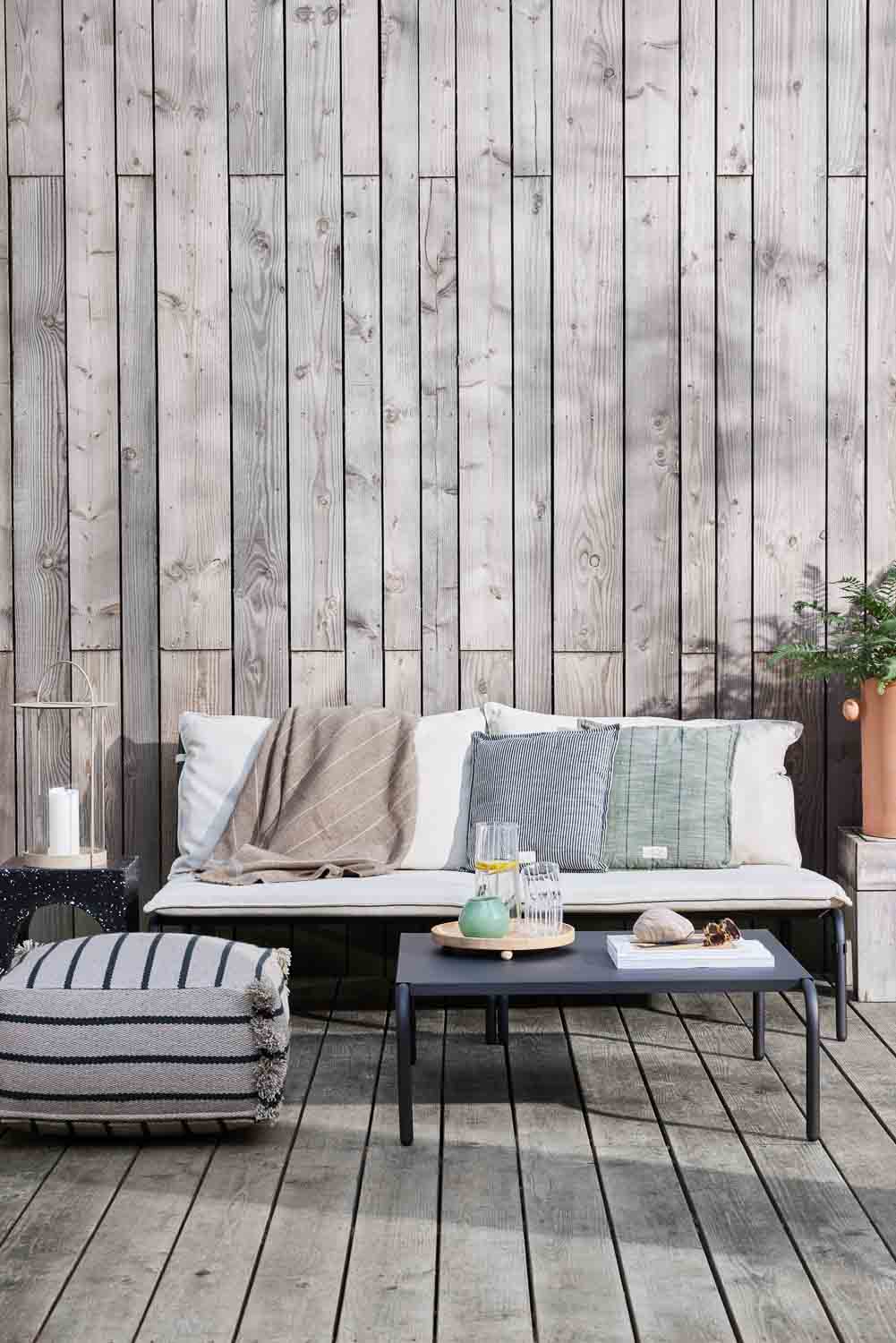 Furi Outdoor Loungebord, Svart