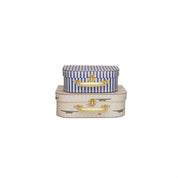 Miniresväska Crocodile & Stripe, 2-Pack, Beige