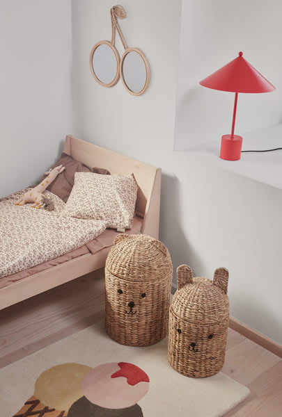Bear & Rabbit Förvaringskorg, 2-Pack, Natur