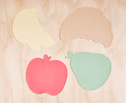 Bordstablett Apple, Körsbärsröd