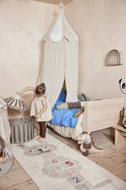 Rabbit Hoppa Hage Barnmatta 180x75, Clay