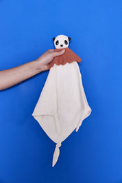 Lun Lun Panda Snuttefilt, Off-white