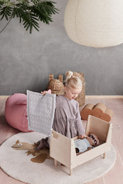 Leaf Dockbäddset med Madrass, Beige